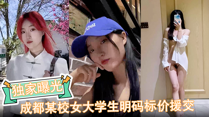 【独家曝光】成都某校女大学生明码标价援交陪玩伴游卖逼视频被金主爆出完整版