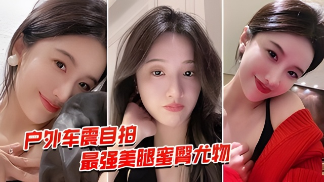 【户外车震自拍】美腿蜜臀尤物,风骚御姐午夜户外车震无套中出