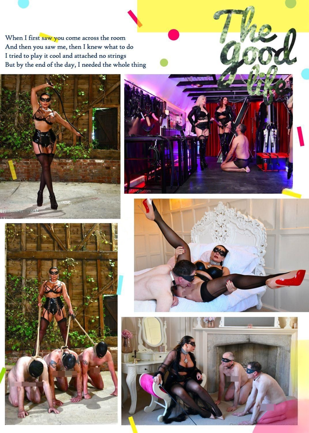 英国熟妇SM博主【Mistresscarly】女王调教 付费订阅合集